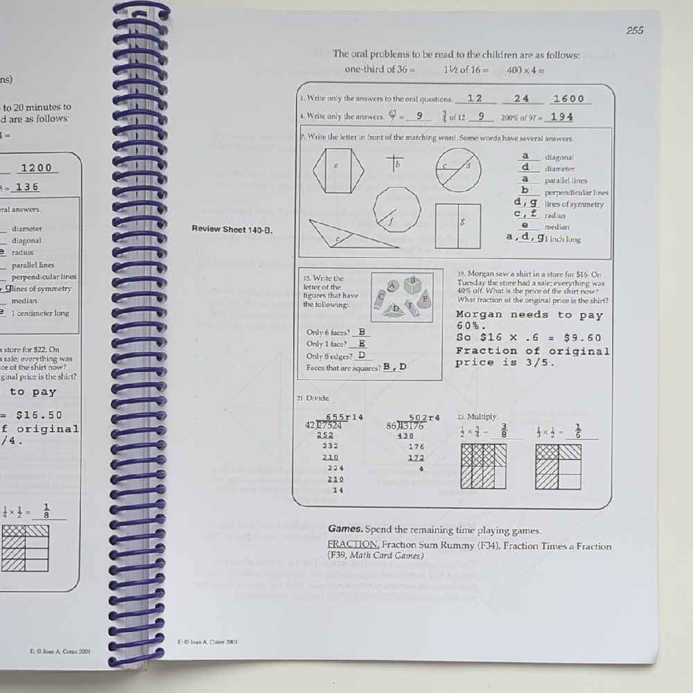 RightStart Math Level E Lessons - Picture 4 of 5